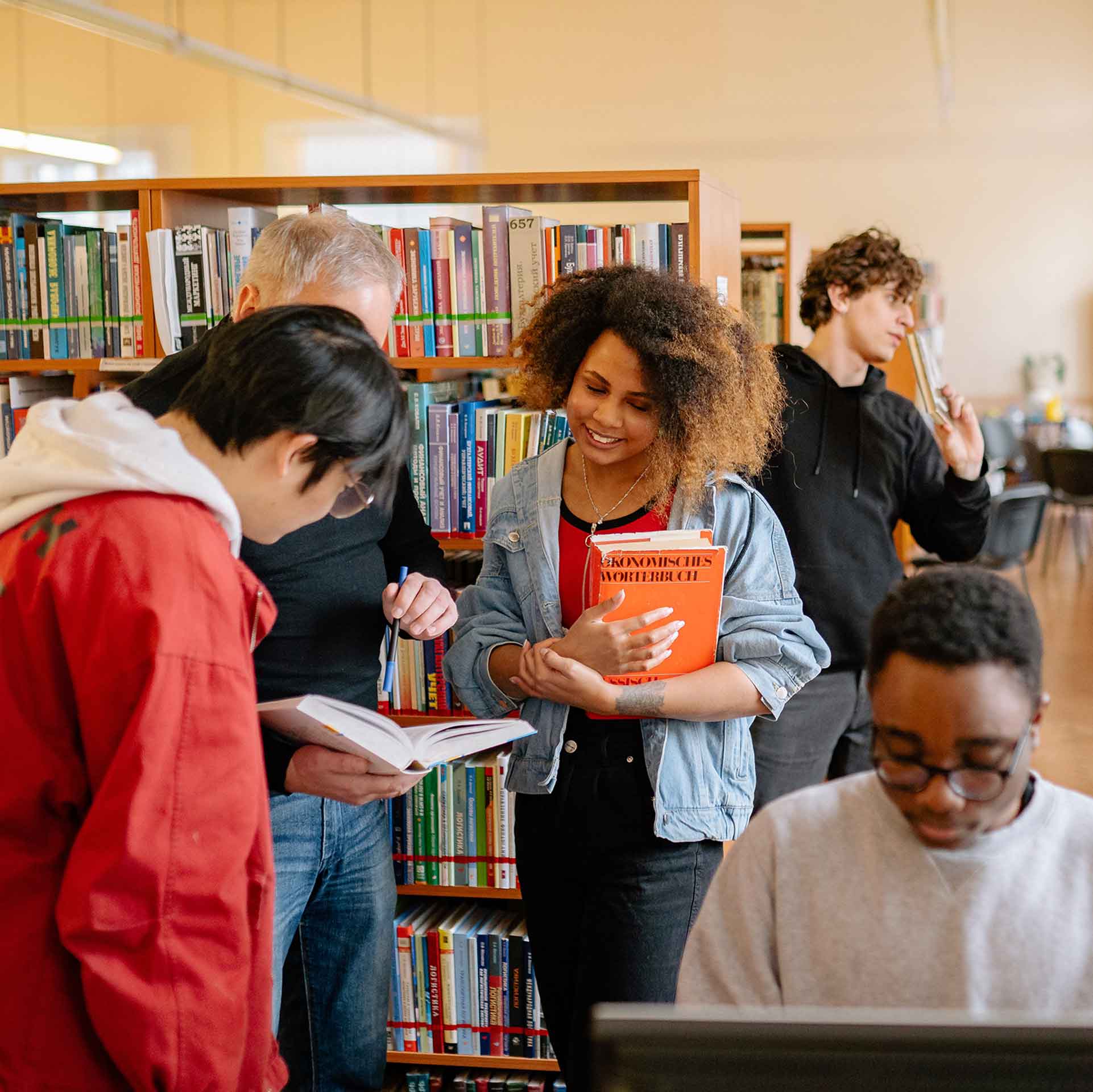 library kids