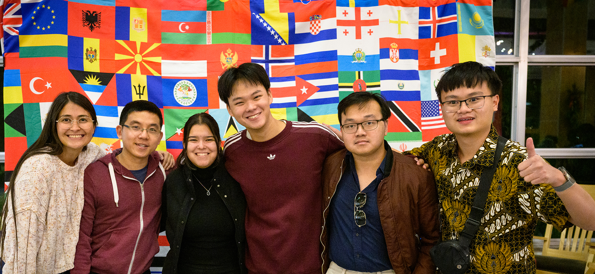 Univ. of Utah students from the ISM bible study host a table at a school wide Cultural evening